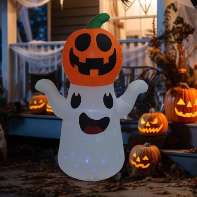 Halloween Aufblasbare Geisterdekoration Display 150cm Vielseitige Foto-Requisiten Zubehör Hofdeko für