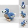 Plushy 23*20cm Dodo Toy Blue Bird Soft Stuffed Doll For Kid Xmas Gift Home Decor