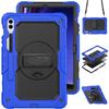 Case For Galaxy Tab S10 Lite S9 FE S8 S7 SM-X400 X406 X520 X526 X510 X516 X710 716 X700 706 T870 876 With Screen Protector Cover