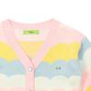 Tiffany Pink Wave Cardigan T31kbw011