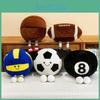 Plüsch-Fußballspielzeug mit Beinen für Kinder und Heimdekoration Spaß