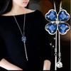 Women's Zodiac Ox Long Sweater Necklace - High-End Fashion Pendant