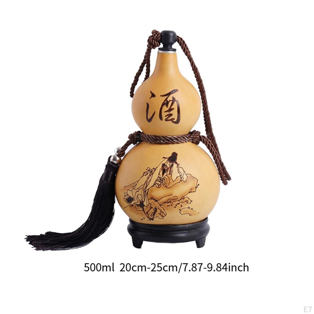 Eco-Friendly Gourd Flask for Outdoor Adventures