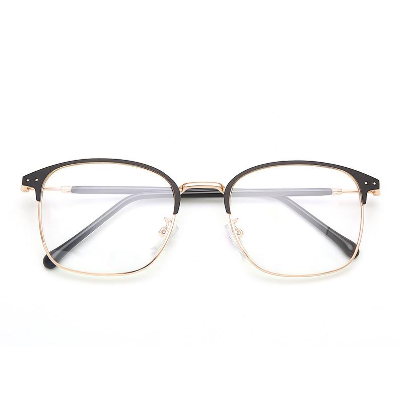 Photochromic Frameless Eyeglasses for Men Anti Radiation Computer Glasses Korean Fashion Sunglasses Rectangle