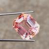 16.80 Ct Natural Certified Bi Colour Tourmaline Radiant Cut Gemstone