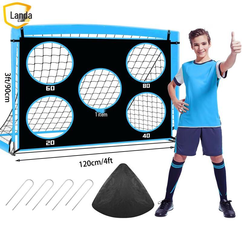 

Landa 2-in-1 Portable Soccer Goal Set 120x90cm