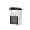 Spray Fan Three-spray Humidifier Silent Dormitory Rechargeable Small Electric Fan Desktop Cooler