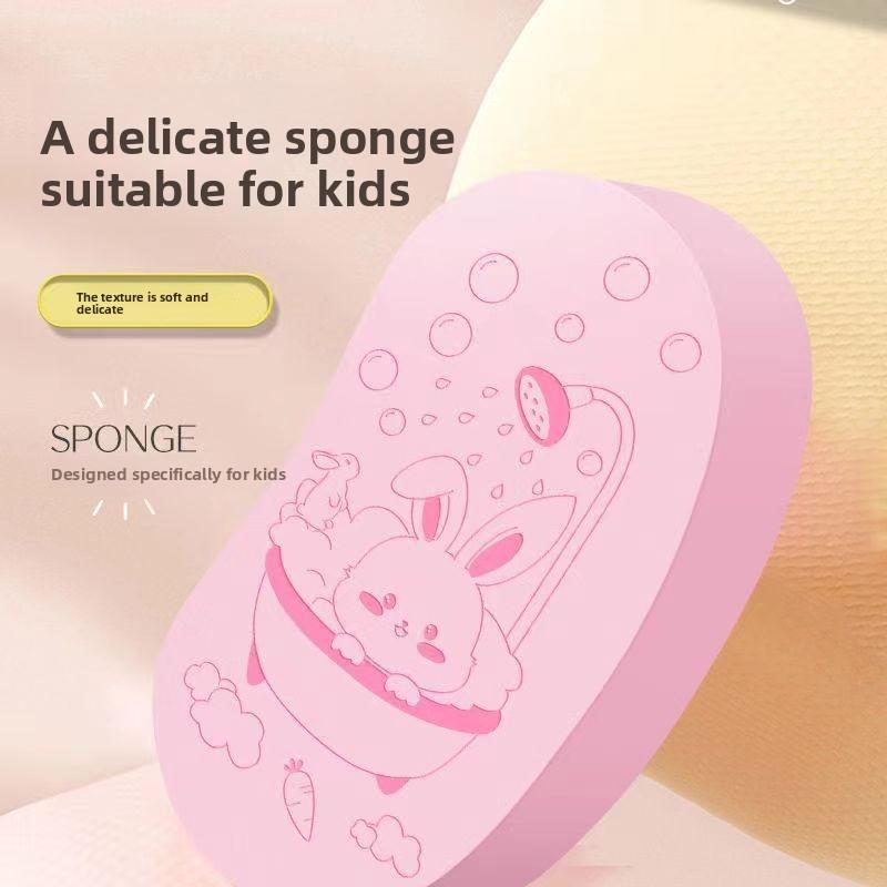 Kinder Cartoon Badeschwamm, Ein hautfreundliches Schrubbwerkzeug, Ein süßer Radierer zum gründlichen Schrubben und Staubentfernen