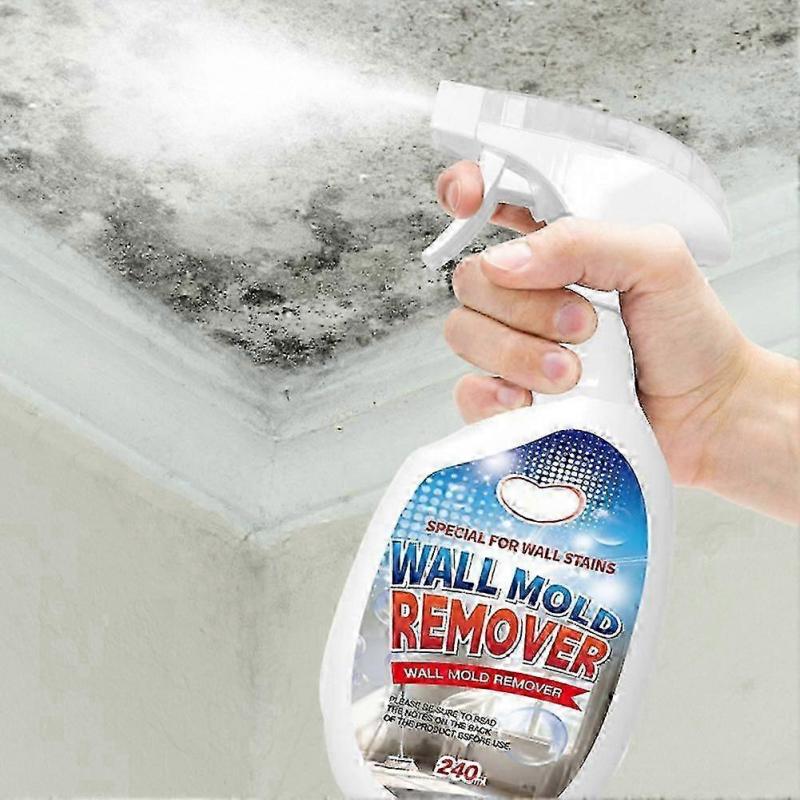 240ml Küchenschimmelentferner Spray, Starker Nicht-Korrosiver Schimmelentferner für Küchenecken, Badezimmer, Fliesenfugenreiniger