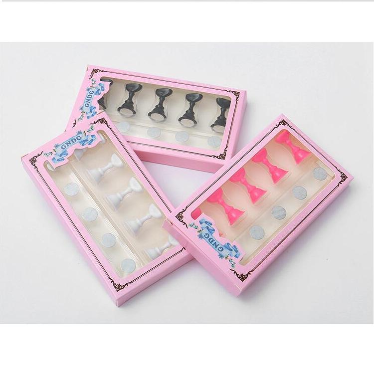 Japanischer Stil Transparenter Acryl-Nagelkunst-Displayständer mit magnetischer Basis