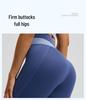 High-Waisted Color-Block Yoga Set: Tummy Control, Shockproof Sportswear for Women