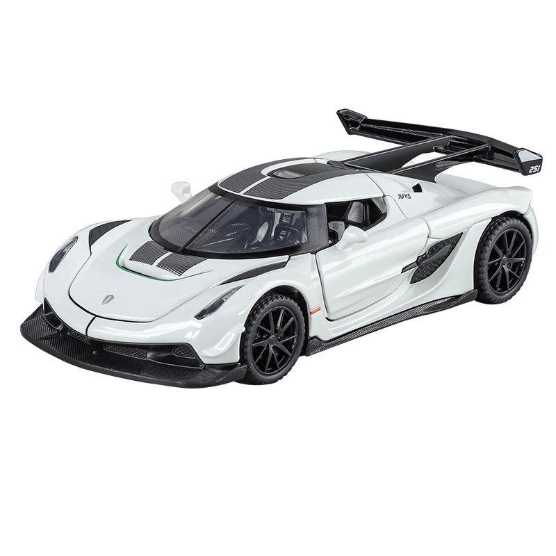 1/32 Koenigsegg Jesko Supercar Alloy Die Casting Model Car Classic Bookcase Display Decoration Collection Ornaments Present with Friend Kid