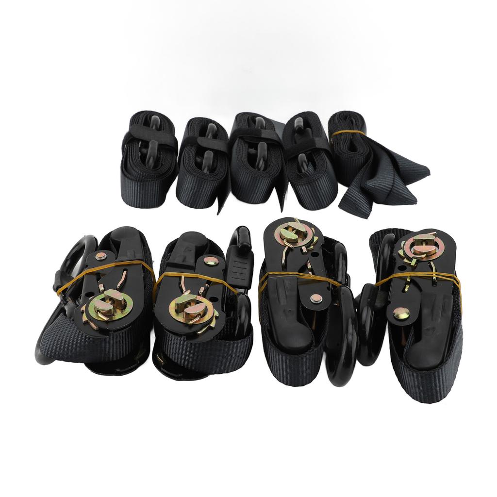 Ratchet Tie Down Straps with Padded Handle Soft Loop Heavy Duty Ratchet Straps for Moving Securing Cargo 2cm, 2.4m