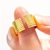 10 multi-functional convenient sewing thimble hoop sewing tools golden thimble hoop