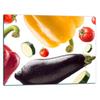 GLASS PLATE CUTTING BOARD 52x40 VEGETABLES