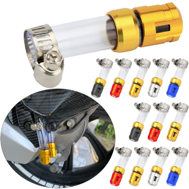 Universal Motorcycle Air Filter Drain Plug Alloy Head Plug for CLICK CNC Air Filter Drain Pipe Breather Pipe