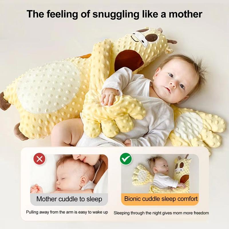 Heatable Baby Patter For Sleep Baby Startle Prevention Sleep Companion Automatic Palm Patting Sleeping Pillow Soothing Toy