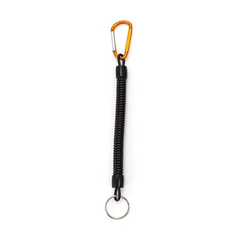 Tolex Medium Retractable Fishing Lanyard with Carabiner золотой