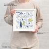 Yanoman in Square Jigsaw Puzzle AREKORE Moomin Includes piece request service and puzzle (Made Japan) 306-piece (25x25cm) 36-30 glue, spatula,
