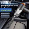 Portable 6000Pa Vacuum Cleaner, Rechargeable, Powerful for Home And Car, Dry And Wet Cleaning, Lightweight And Wireless Compact Design, Suitable for