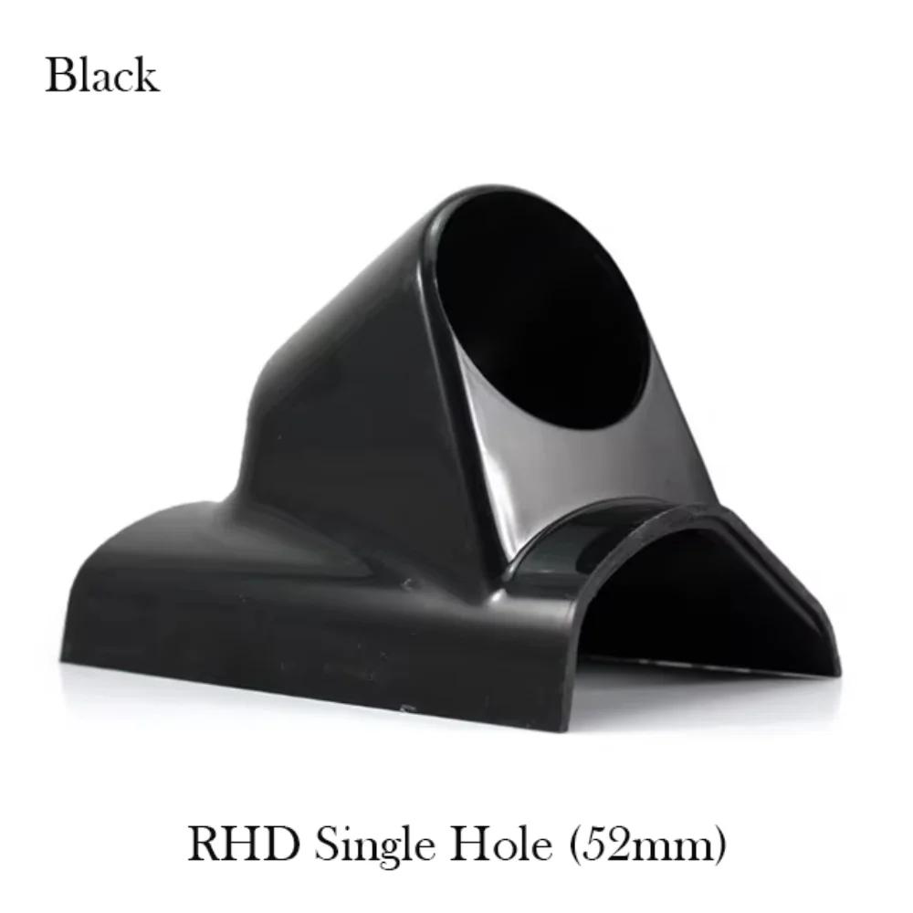 52mm Car Gauge Holder Single/Double Hole ABS Instrument Meter Rack Universal Car Auto Accessories for Left/Right Hand Drive