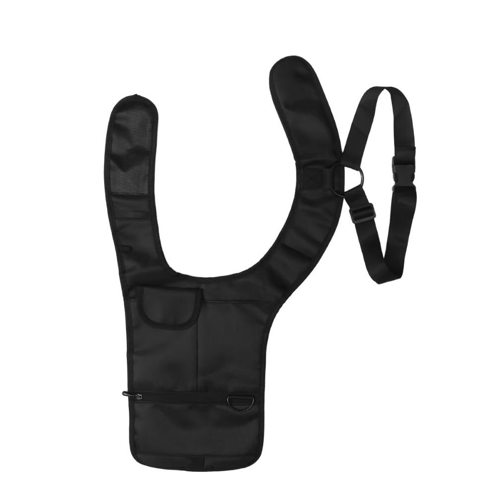 

Black Anti-theft Underarm Bag Single-Shoulder Wallet Concealed Pack Travel Use чёрный