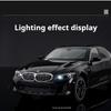 Scale 1:24 325li M3 Model Car Toy Doors Opened Pull Back Miniature Models Sound Light Front Wheel Steer Cars Desktop Decoration