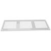 Aérateur - Vent Systems - Grille d'aération - 300 x 100 mm - Protection anti-insectes - Résistant -30 à 250°C
