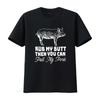 Funny BBQ T Shirt Rub My Butt Then You Can Pull Pork Grilling Barbecue Pig Design Vintage Washed Stylish Streetwear