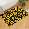 Sunflower Field Pattern Non-Slip Home Carpet Design for Office Decor Living Room Bedroom Gift