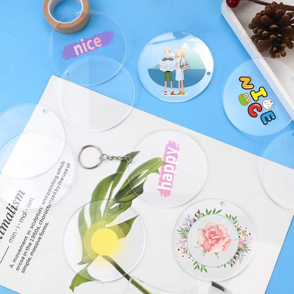 Acrylic Round Disc for Picture Frames & DIY Crafts
