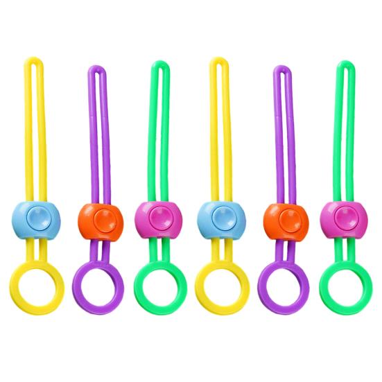 Dichtungsklammer Verstellbare Silikonbänder Snacks Mahlzeiten Vorratskammer Organisation Beutelclips Wiederverwendbare Küchenaufbewahrungslösung