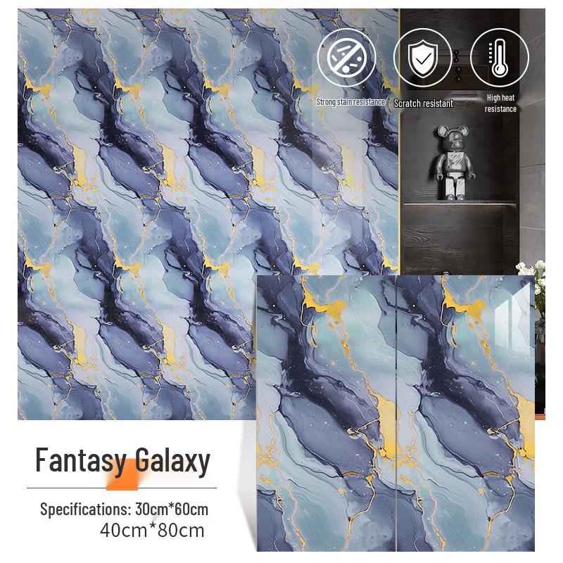 Self-Adhesive Waterproof Marble Tile Wallpaper Sticker