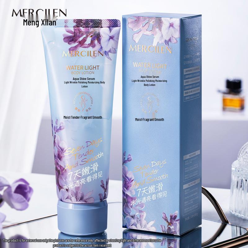 Mengxi Blue Water Glow Anti-Wrinkle Body Serum: Hydrating, Moisturizing, Firming, and Soothing Aromatic Lotion.