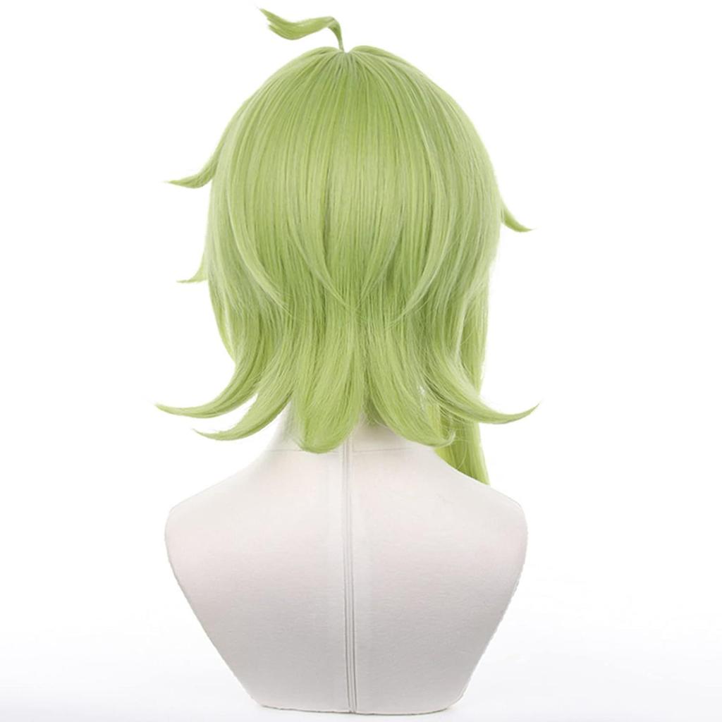 Anime Wig Genshin Impact Xumi Cosplay Grass Green Anti Warping Short Hair