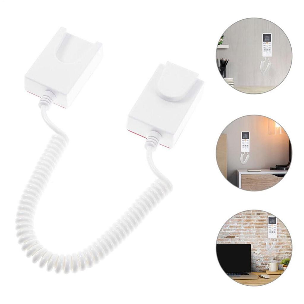 Remote Control Anti-Lost Rope Wall-Mount Remote Control With Extendable Spring Curly Wire Hardware Cable Lock For Phones
