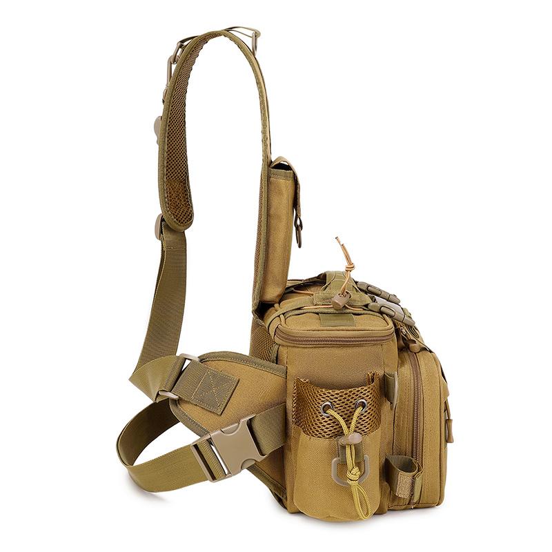 Large Capacity Tatical Waist Packs Men Chest Bag High Quality Men Shoulder BAG Fanny Tools Bag For Fishing Vintage Style Men Bag