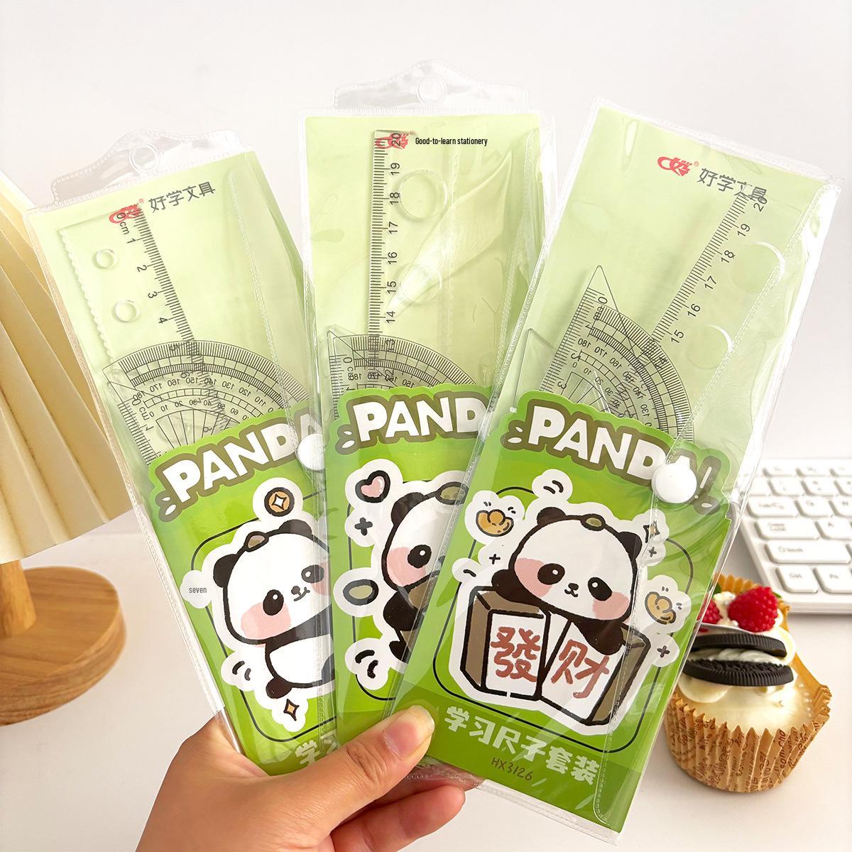 

Прилежный мультяшный набор линейки и транспортира: Набор из 4 предметов для учеников начальной школы - 20-сантиметровые прямые и гибкие линейки с квадратным транспортиром 4-piece 20cm Ruler Set