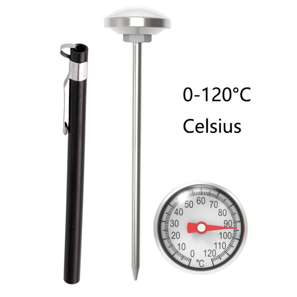 Stainless Steel Thermometer Probe -10~120 ° C Food Temperature Sensor Pointer Thermometer  Milk