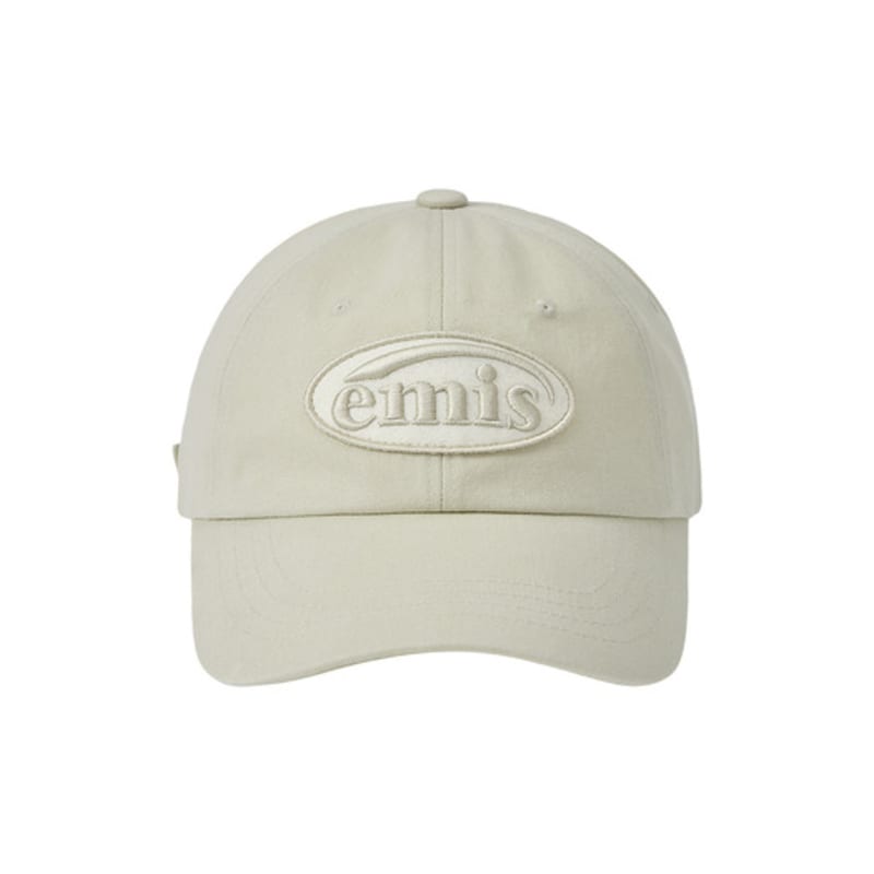 

EMIS TONE ON TONE Crest Ball Cap - Beige BEIGE