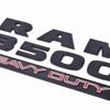 Black Side Emblem Sticker for Dodge RAM 1500/2500/3500 Heavy Duty Fenders
