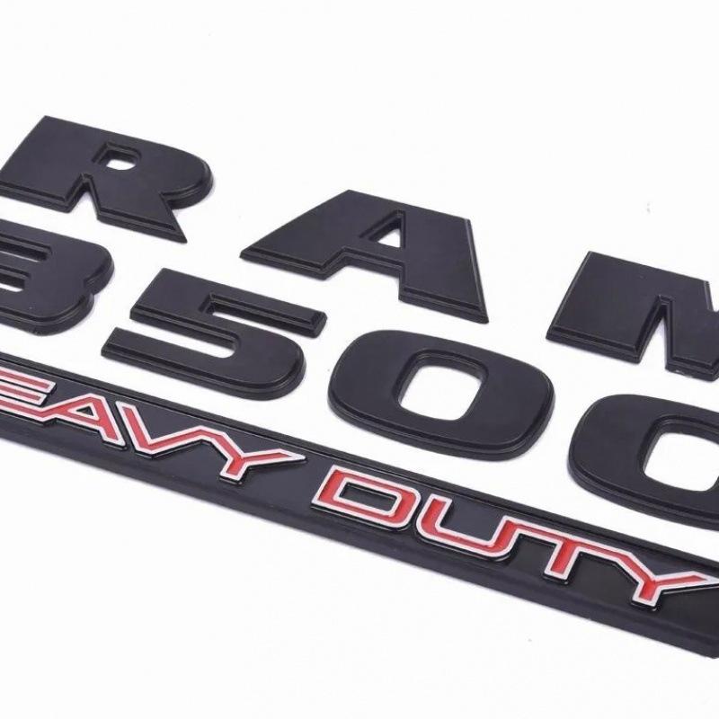 Black Side Emblem Sticker for Dodge RAM 1500/2500/3500 Heavy Duty Fenders