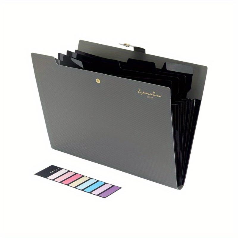 1pc Letter Graphic Random Expanding File Folder, Simple Multi-Layer Accordion Folder for Office, School File Storage Back To School, School Supplies