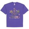 Originals Large Logo Alphabet Round Neck Casual Sports Short Sleeve Couple Style Purple Men's HC3077