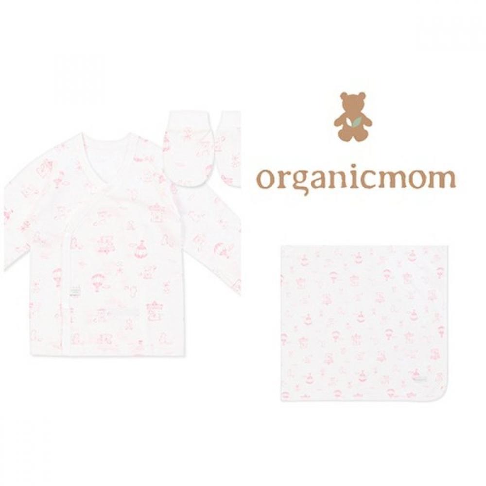 Organicmom Pink Land Baby Wrap + Cover Set Mls7ca03 No. 60
