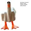 Funny Magnetic Duck Ornament with Suction Cup Mini Resin Prank Figurine for Desk Office Garden Cute Quirky Duck Figure Unique Gift for Coworkers