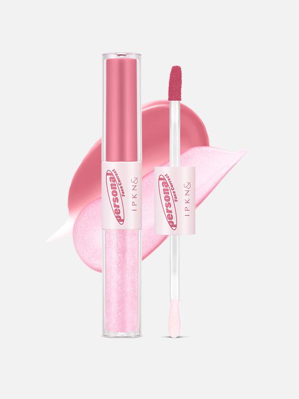 IPKN Personal Tone Tinted Gloss Duo - Hug Pink 1ea