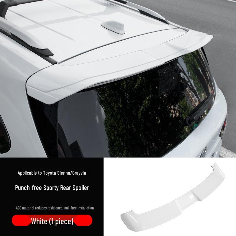 Rear, roof, and high-profile spoilers for 2021-2024 Toyota Sienna and Retvia models.