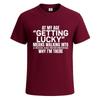 At My Age Getting Lucky Means Funny Slogan Joke Men's T-Shirt Novelty Tee Top