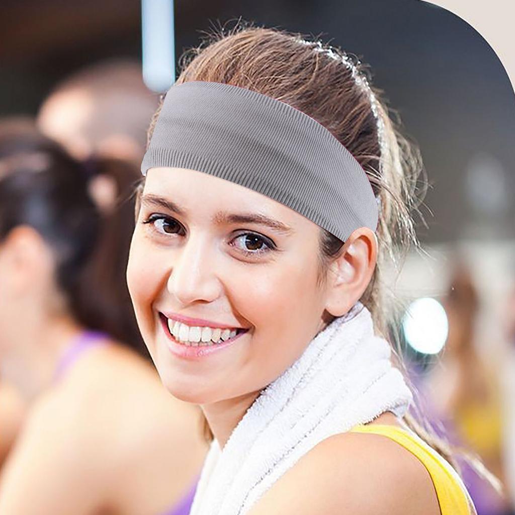 Letní protiskluzové elastické sportovní čelenky pro ženy a muže, savé, na běh, jógu, spa, čelenky do vlasů, potítko, k mytí obličeje, k líčení, čelenka